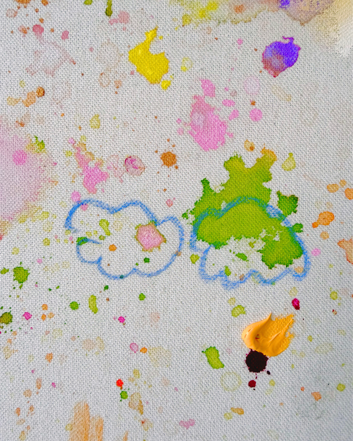ICH WÜNSCH DIR Regenbogen 50x70cm