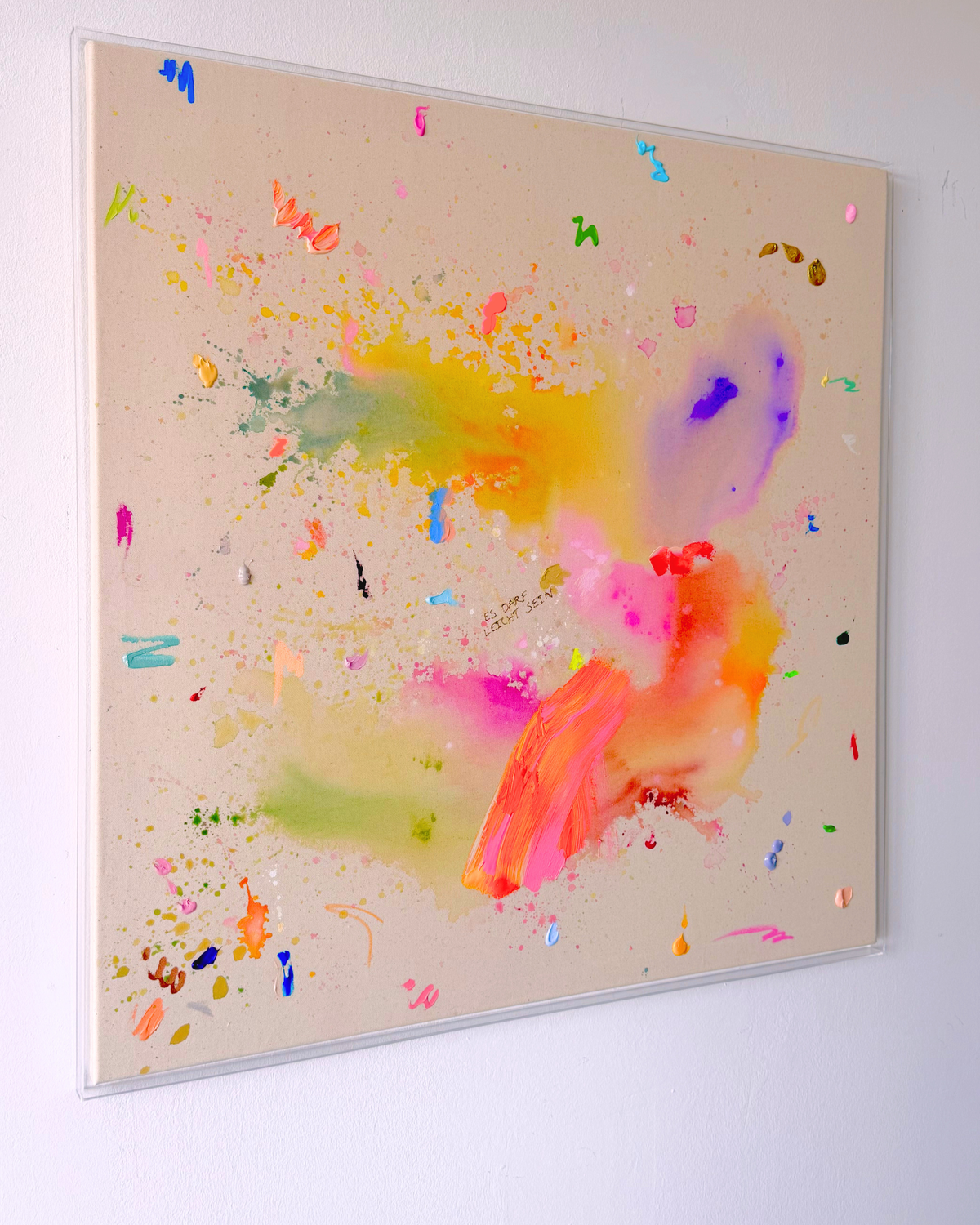 ES DARF LEICHT SEIN 100x100cm