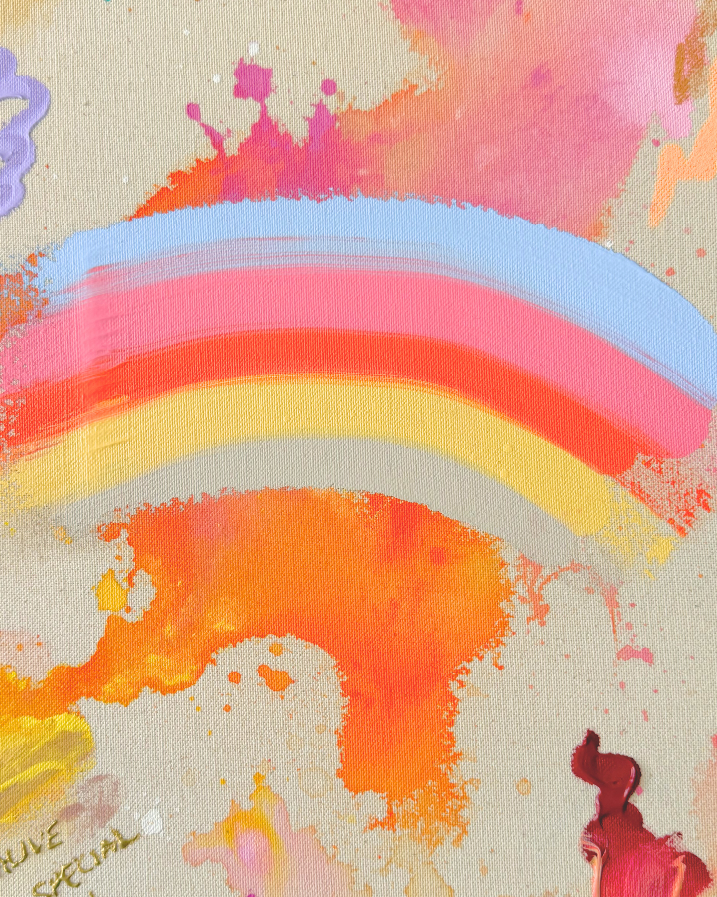 BEING ALIVE IS THE SPECIAL OCCASION 80x80cm