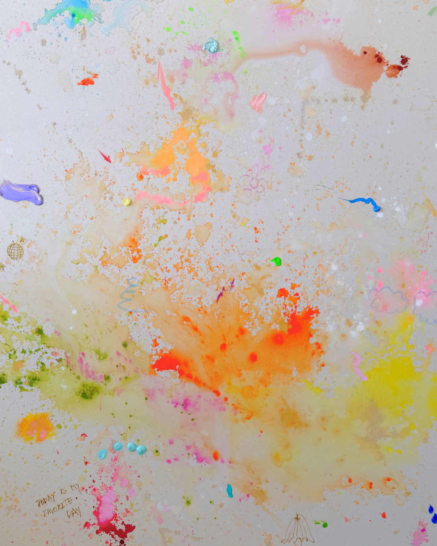 TODAY IS MY FAVORITE DAY Zwillingswerk 2x 170x130cm