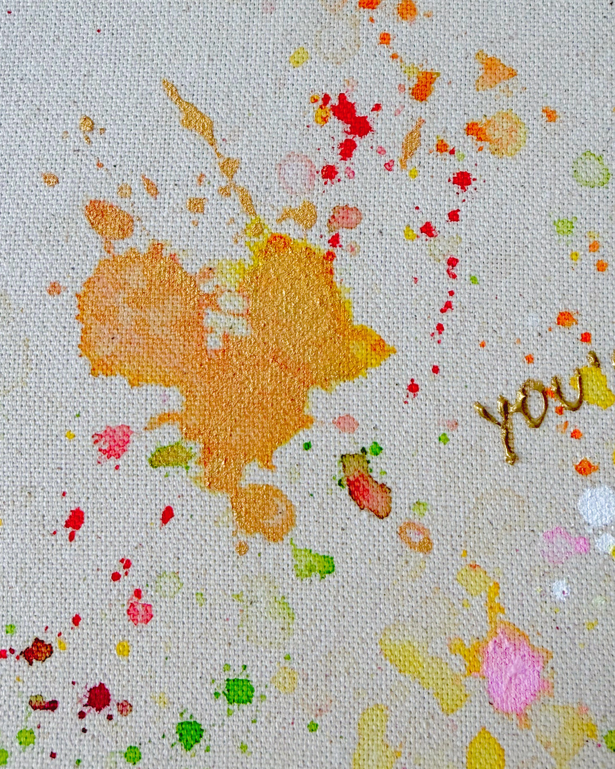 YOU'RE MANIFESTING MIRACLES 60x60cm
