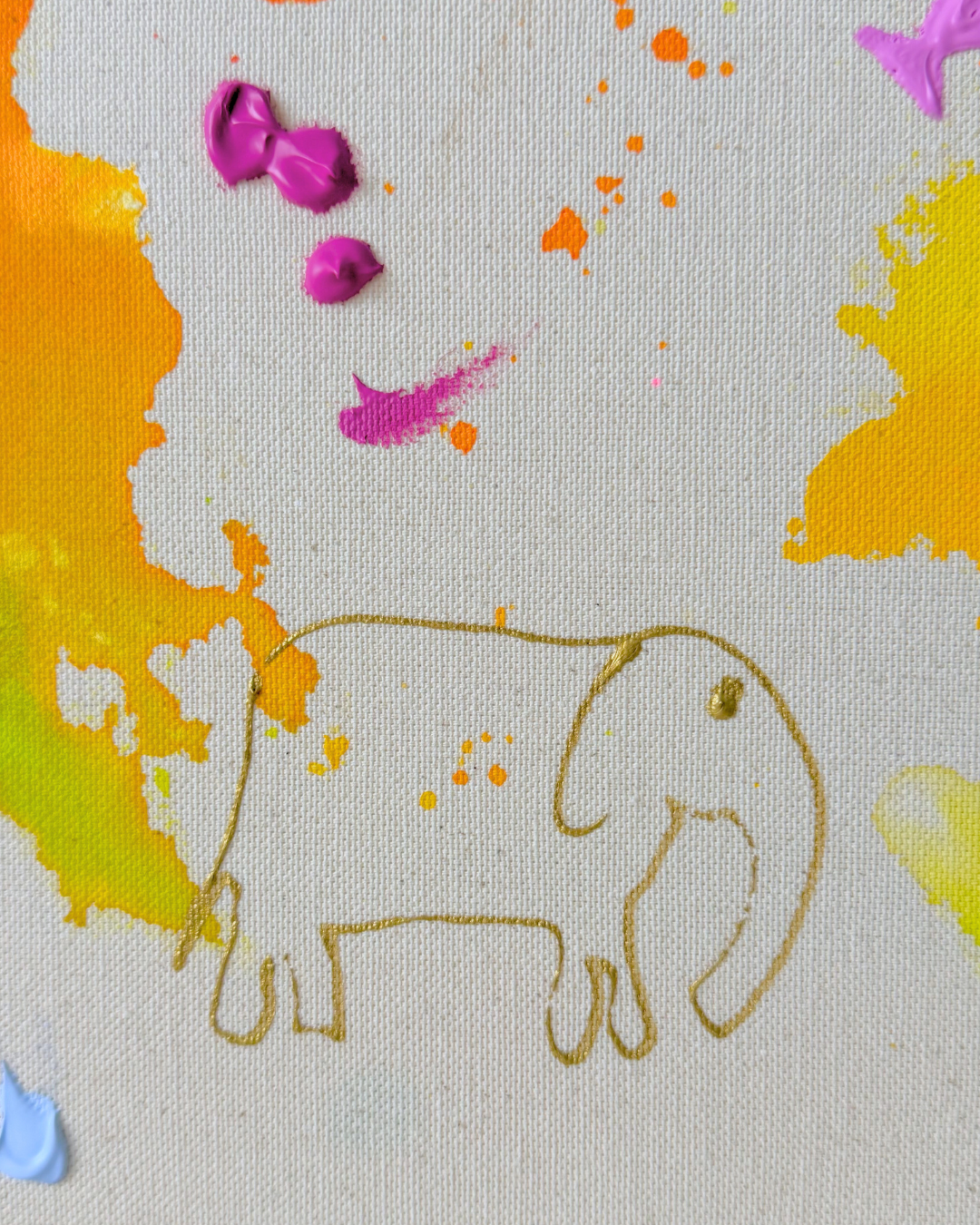 ICH WÜNSCH DIR Giraffe 40x50cm