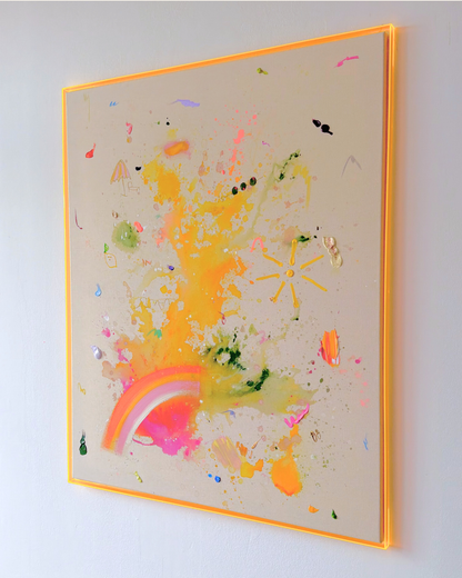 ICH WÜNSCH DIR Regenbogen 110x90cm