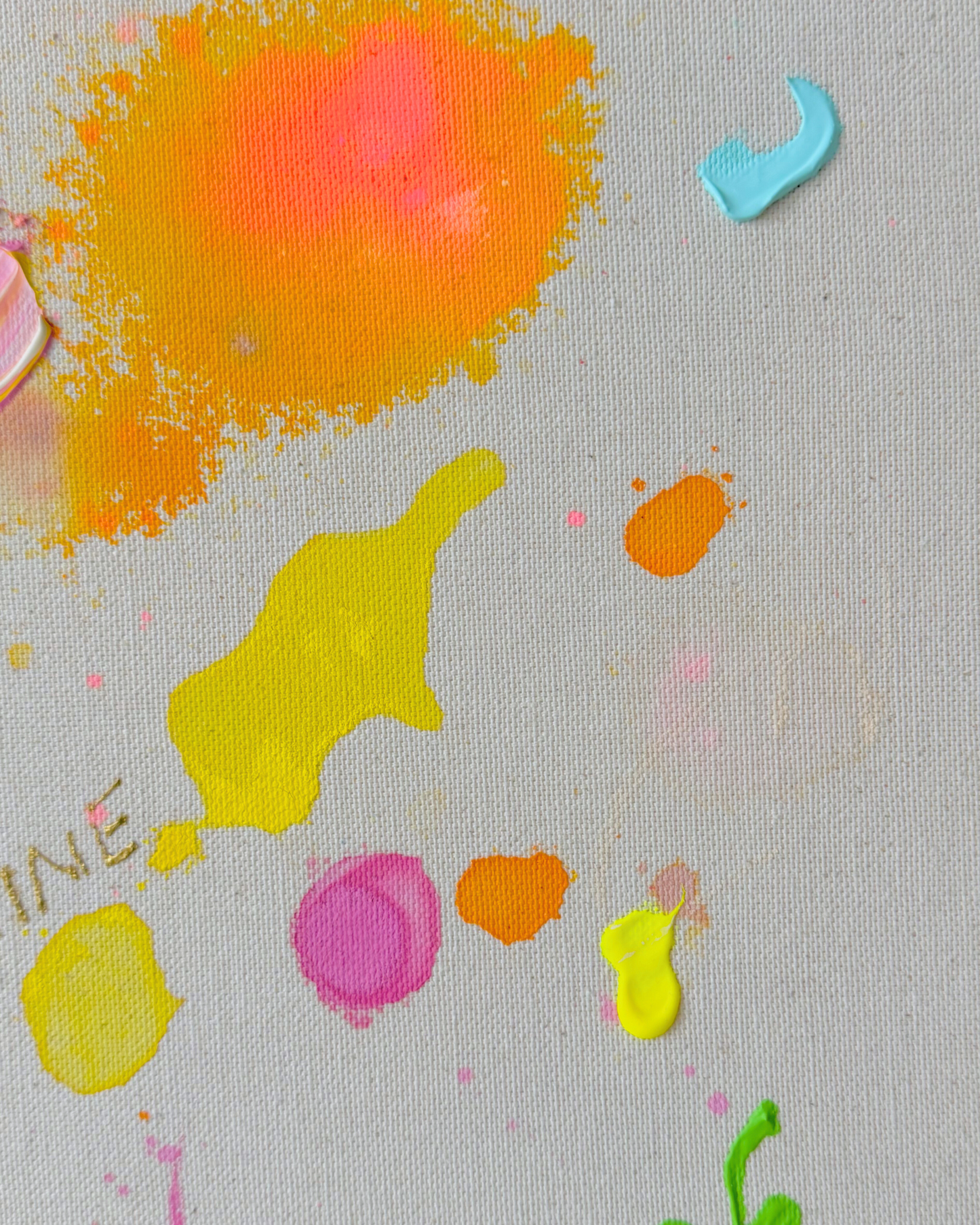 ICH WÜNSCH DIR Girlande 40x50cm