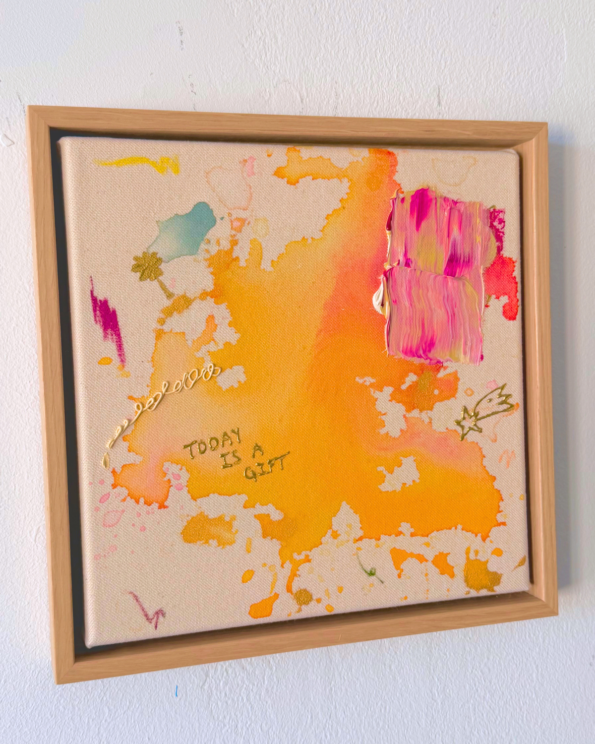 TODAY IS A GIFT 25x25cm