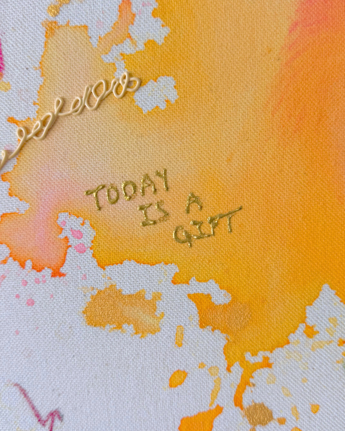 TODAY IS A GIFT 25x25cm
