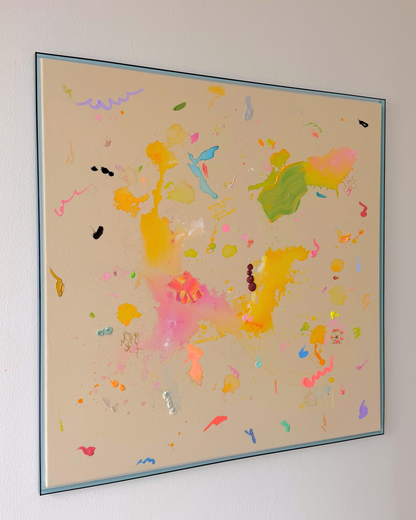 BEING ALIVE IS THE SPECIAL OCCASION 100x100cm