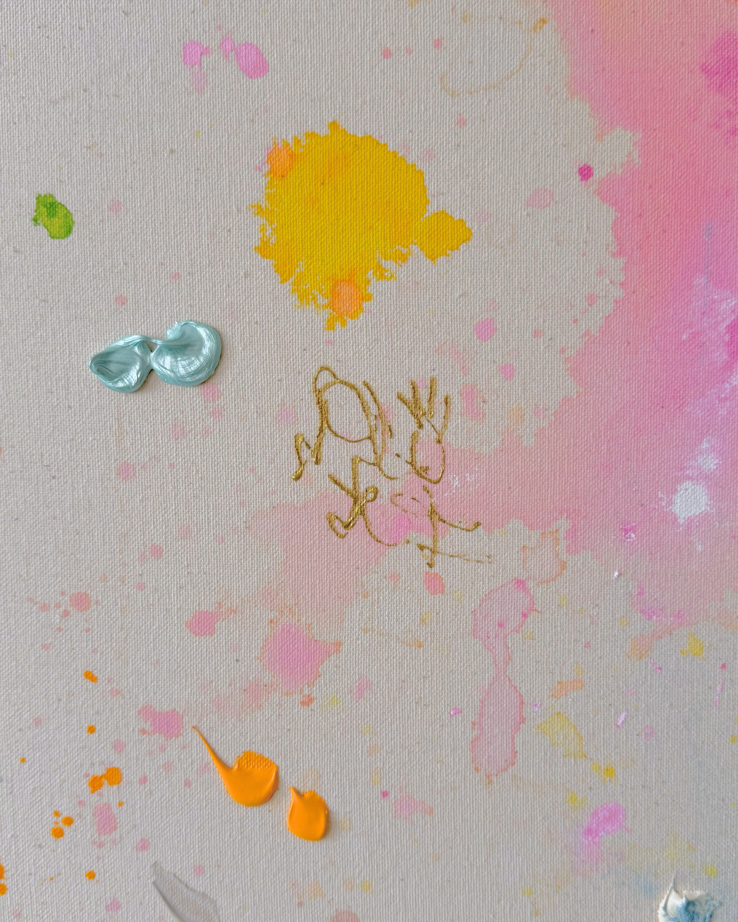 BEING ALIVE IS THE SPECIAL OCCASION 100x100cm