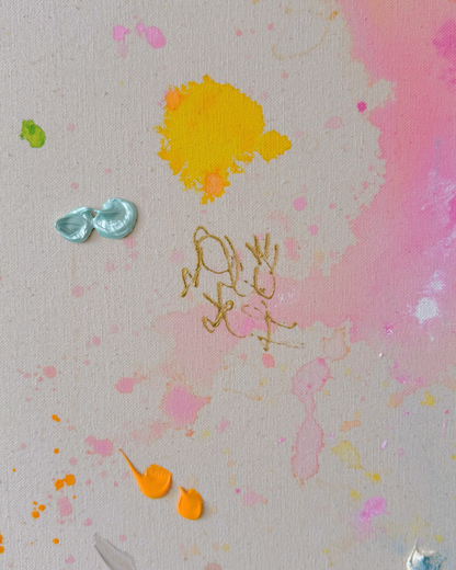BEING ALIVE IS THE SPECIAL OCCASION 100x100cm