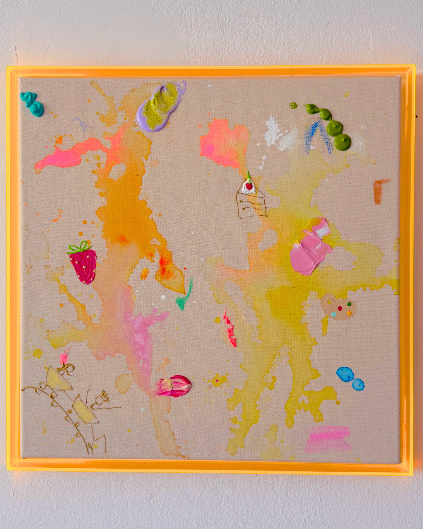 ICH WÜNSCH DIR Achterbahn 40x40cm