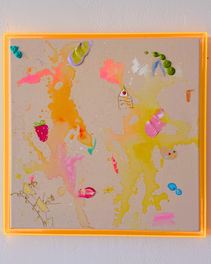ICH WÜNSCH DIR Achterbahn 40x40cm