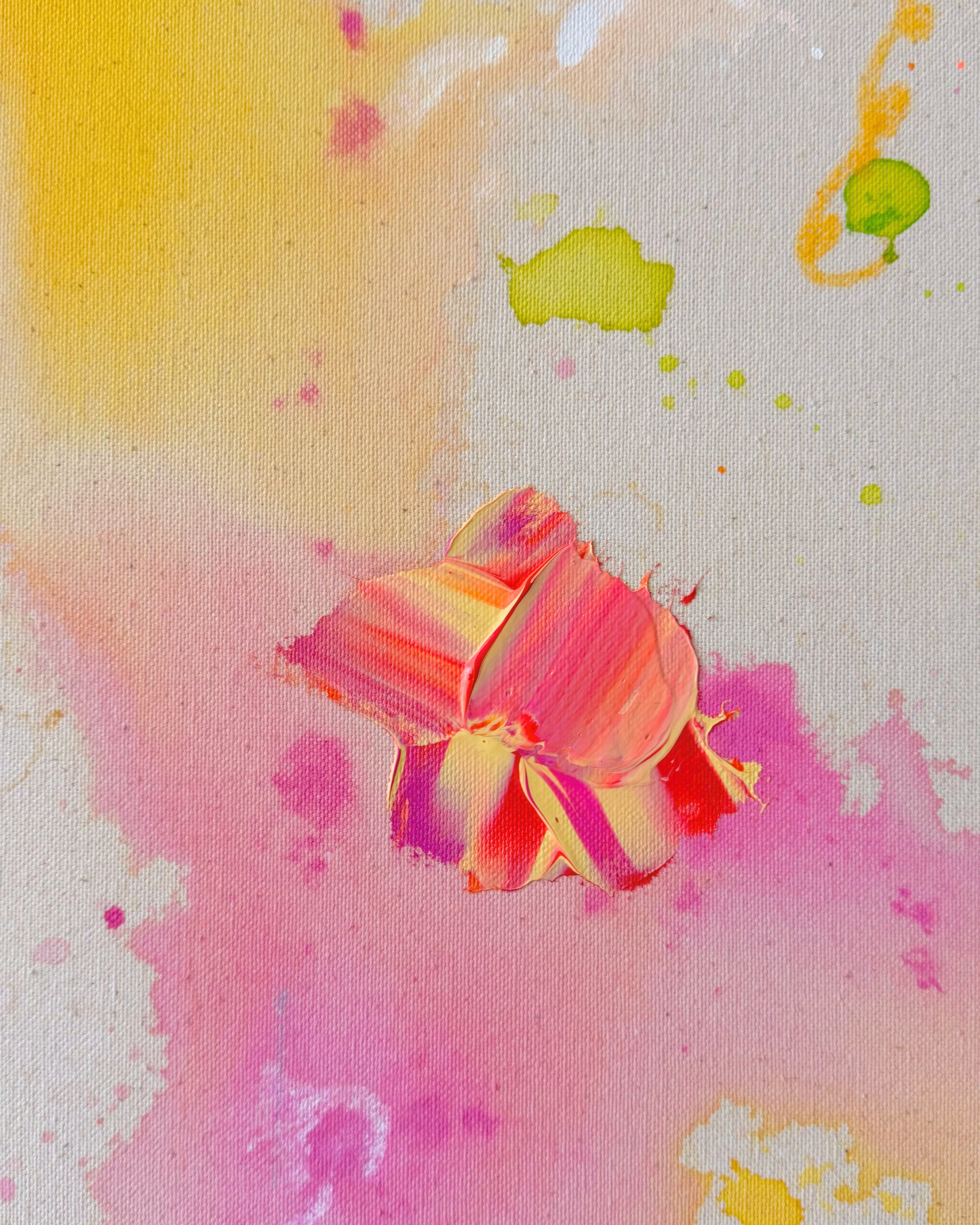 BEING ALIVE IS THE SPECIAL OCCASION 100x100cm