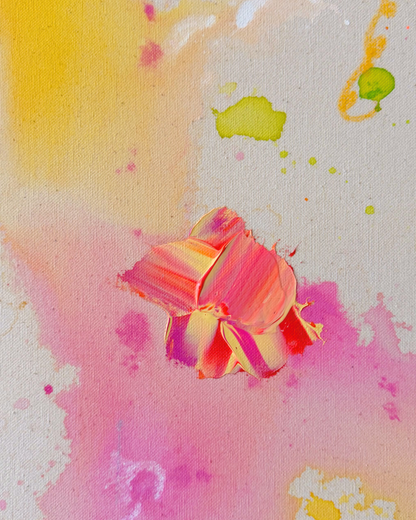 BEING ALIVE IS THE SPECIAL OCCASION 100x100cm
