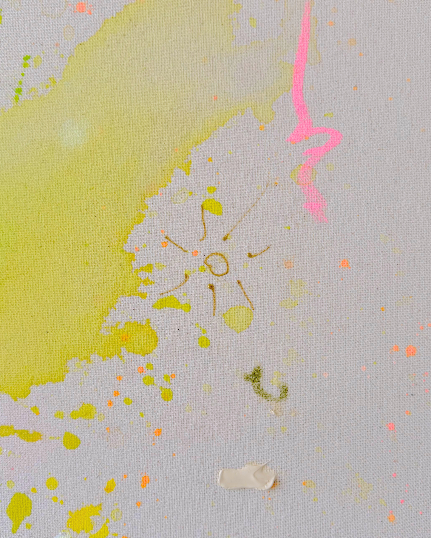 SOMETHING IN ME KNOWS WHERE I AM GOING 100x100cm