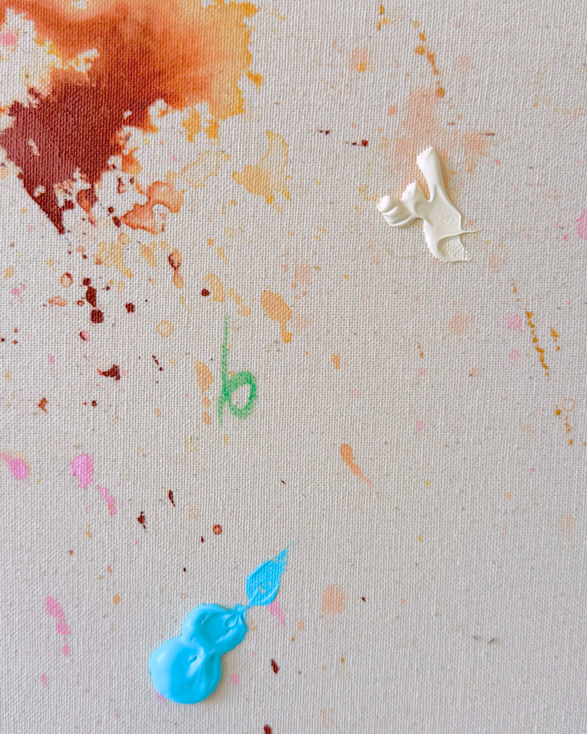 TODAY IS A GIFT, OPEN IT  120x120cm