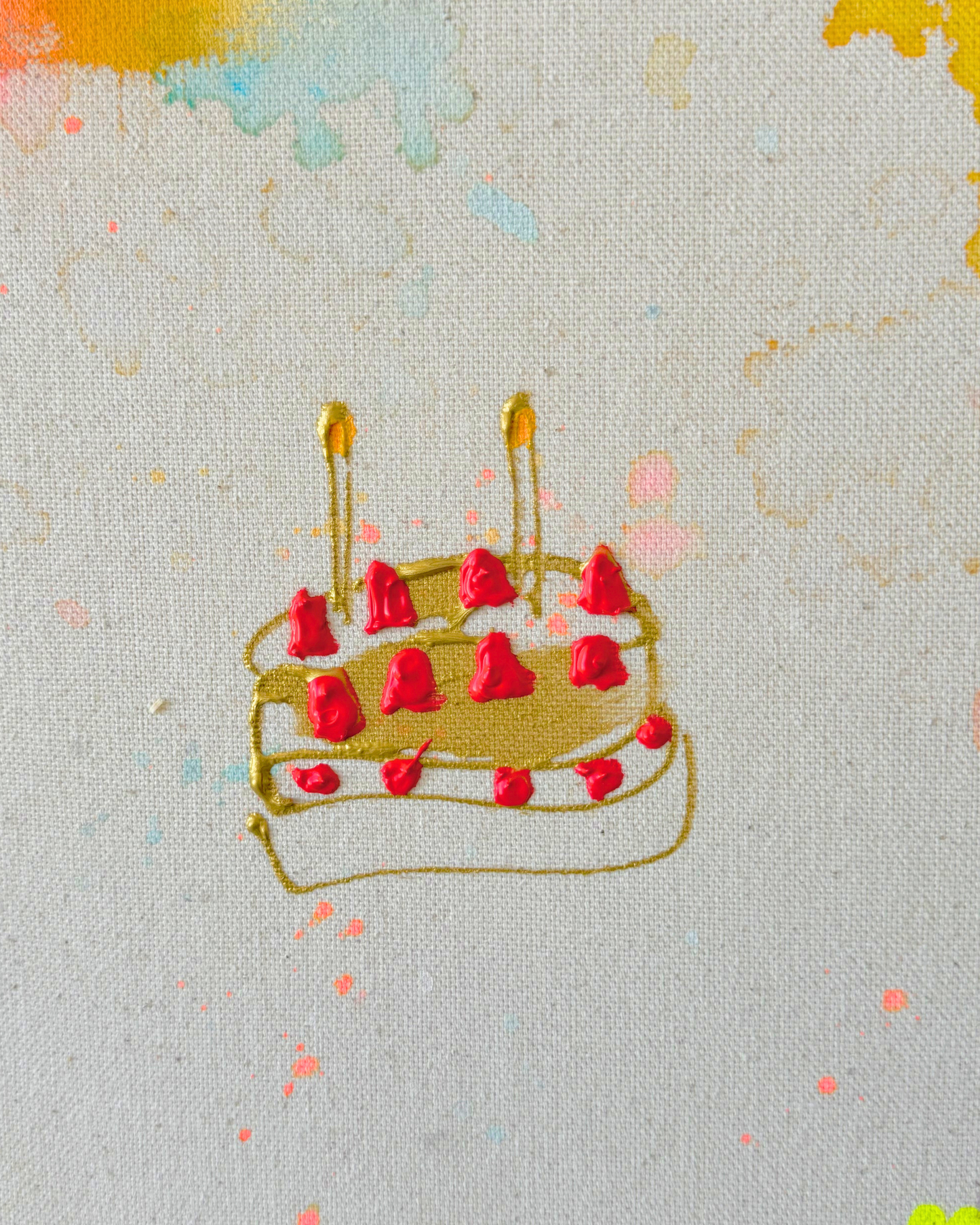 LOOK AT ALL THE MAGIC 70x70cm