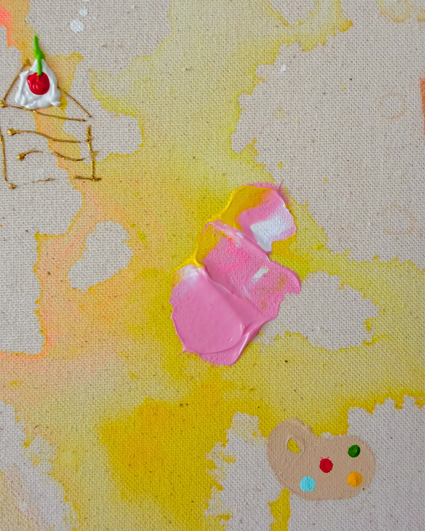 ICH WÜNSCH DIR Achterbahn 40x40cm
