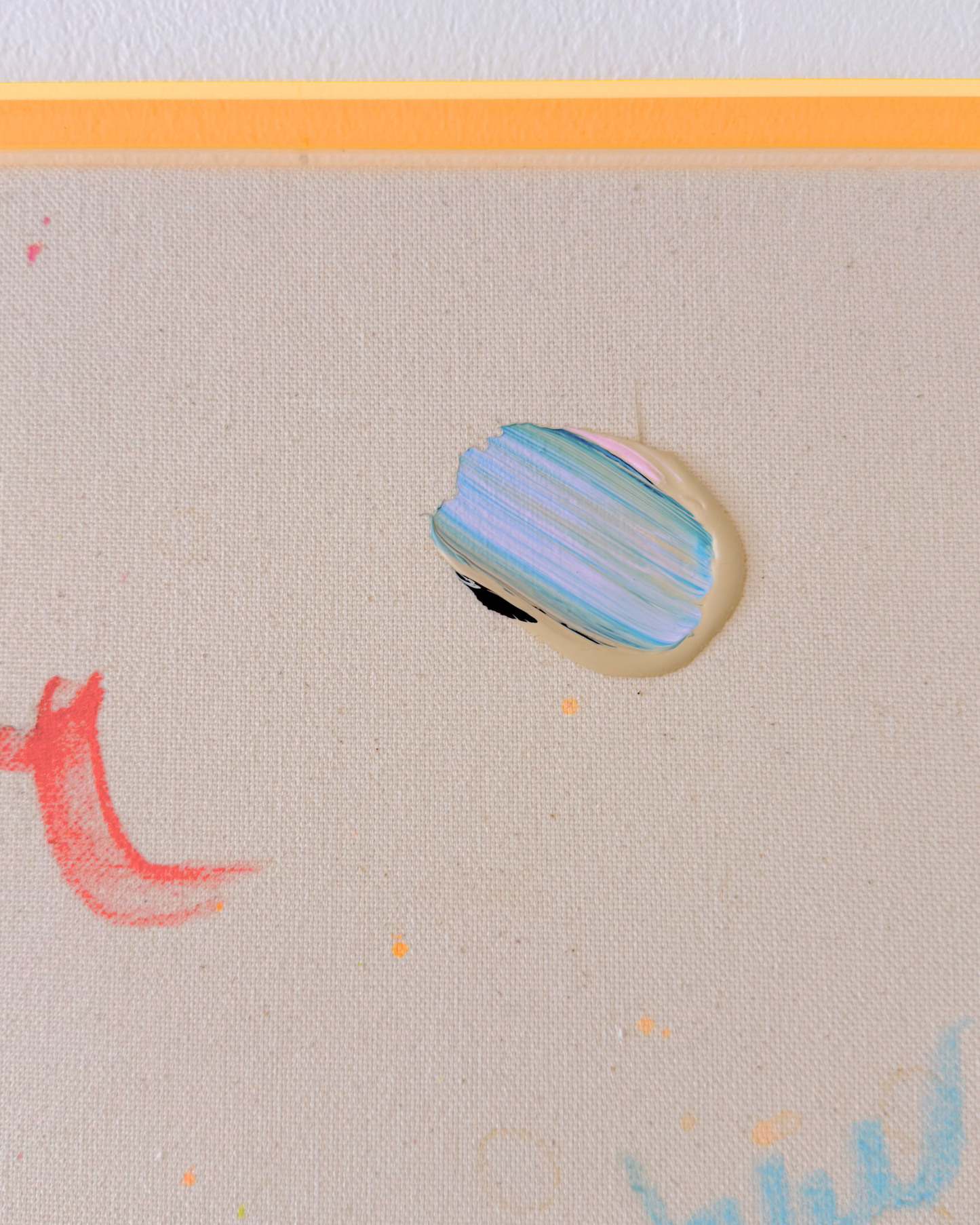 SOMETHING IN ME KNOWS WHERE I AM GOING 100x100cm