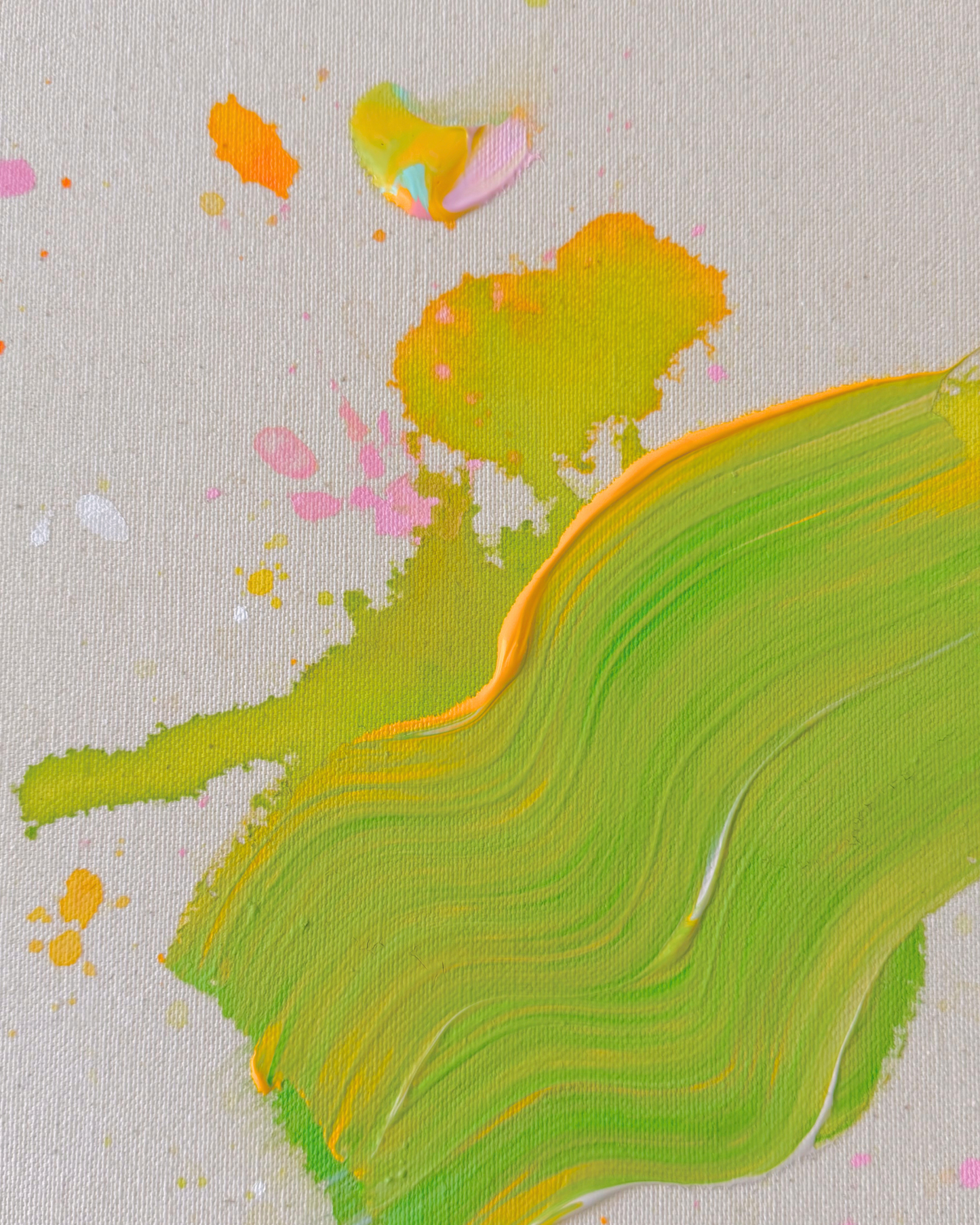 BEING ALIVE IS THE SPECIAL OCCASION 100x100cm