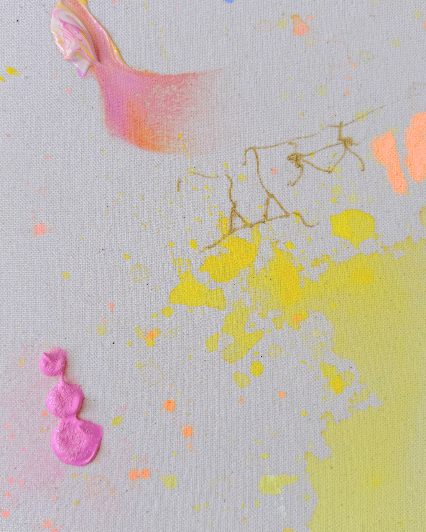 SOMETHING IN ME KNOWS WHERE I AM GOING 100x100cm