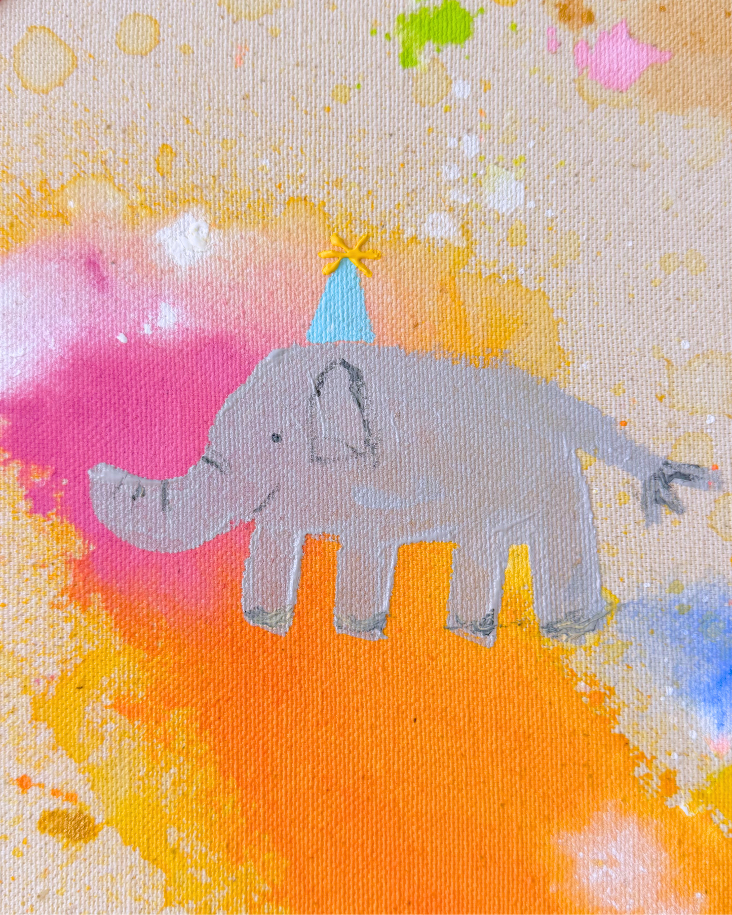 Ich wünsch dir Elefant 60x60cm