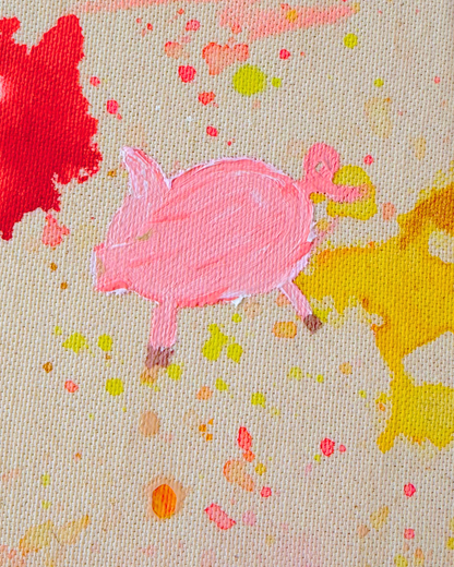 ICH WÜNSCH DIR Champagner 30x30cm