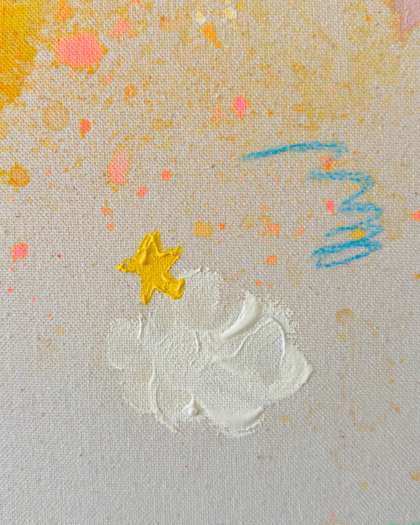 LOOK AT ALL THE MAGIC 70x70cm