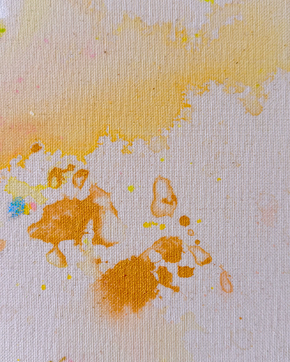 TODAY IS A GIFT, OPEN IT  120x120cm