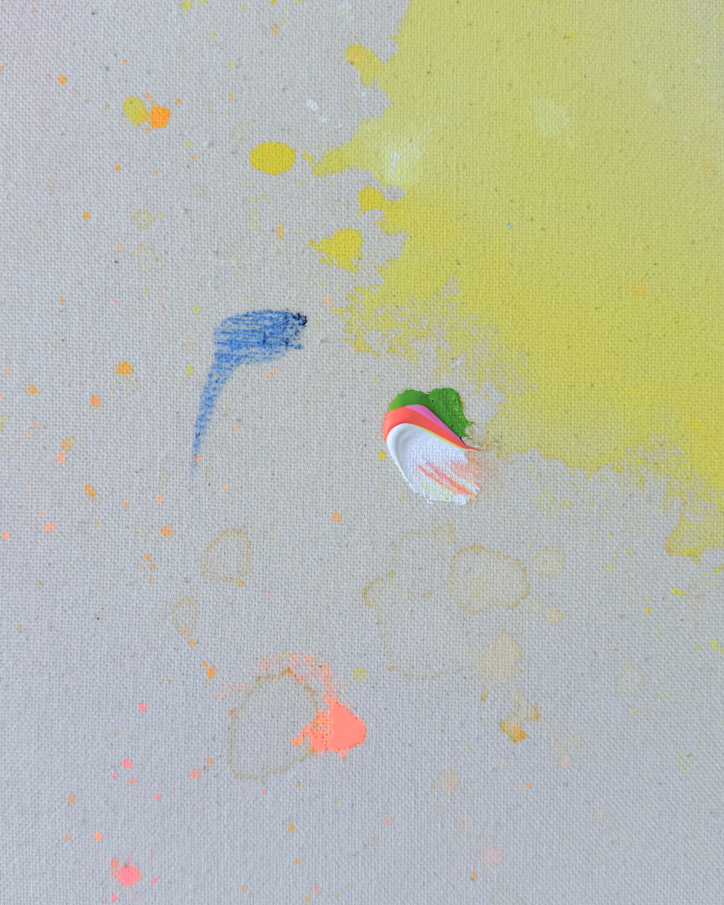 SOMETHING IN ME KNOWS WHERE I AM GOING 100x100cm