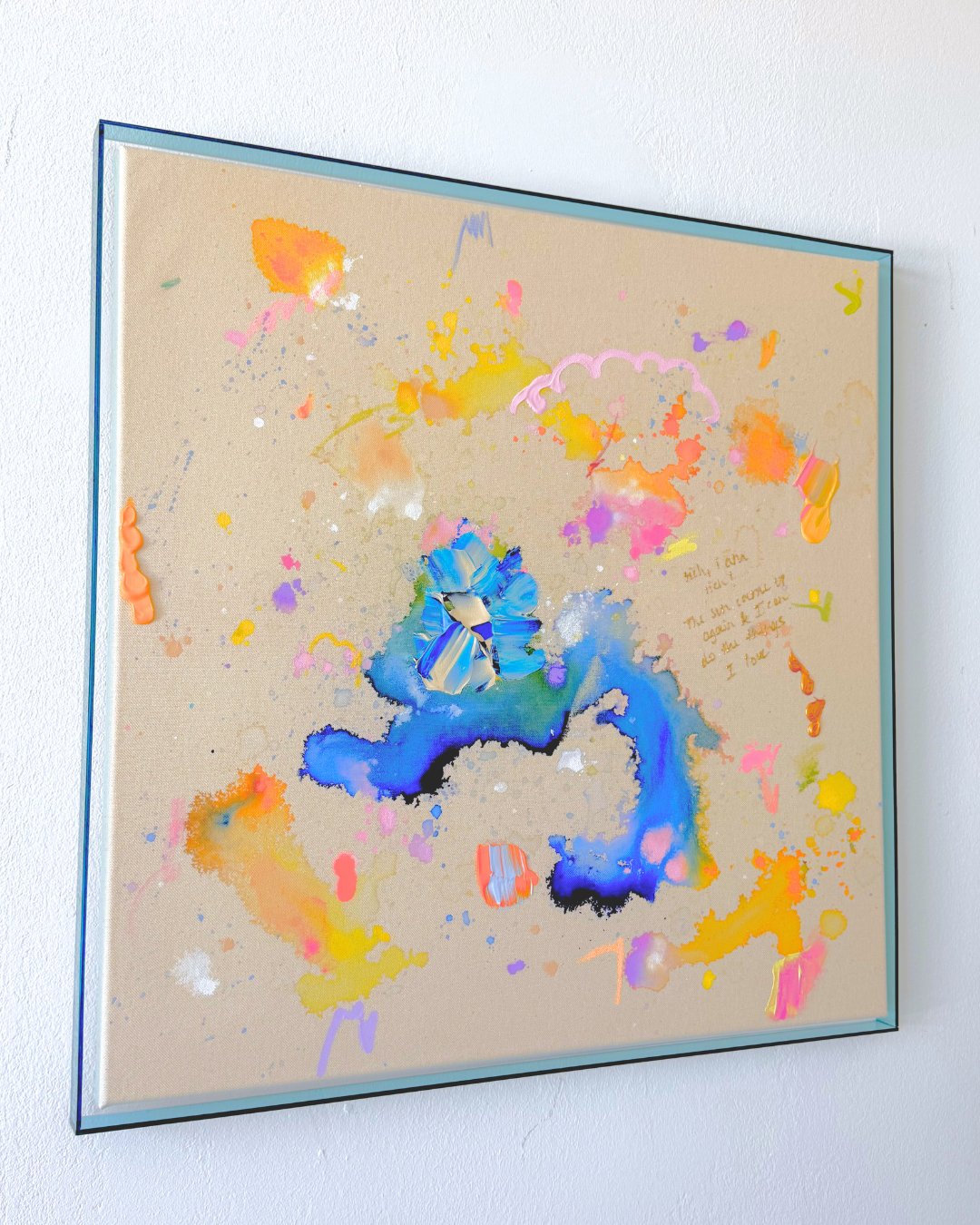 rich! i am rich 60x60cm