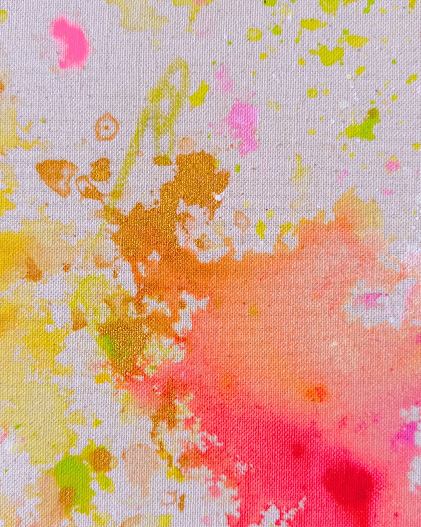 TODAY IS A GIFT, OPEN IT  120x120cm