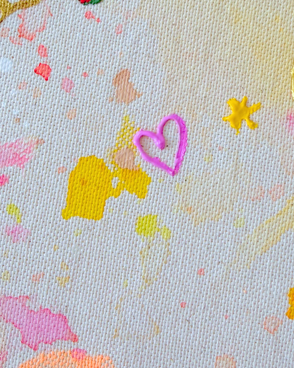 ICH WÜNSCH DIR Champagner 30x30cm