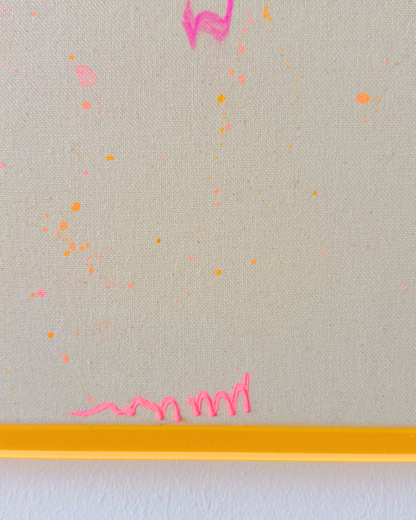 SOMETHING IN ME KNOWS WHERE I AM GOING 100x100cm