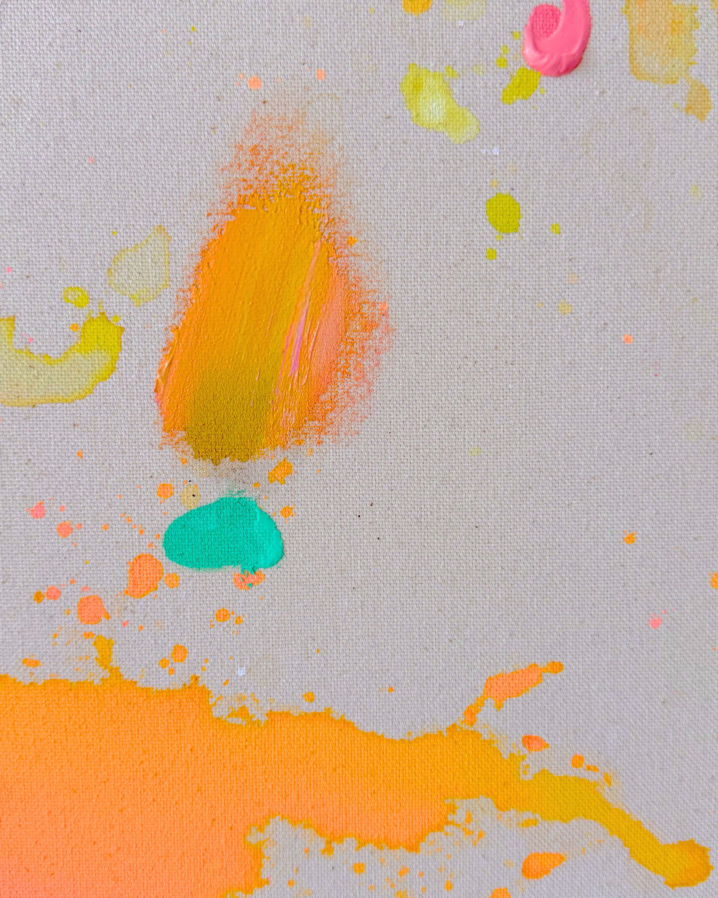 SOMETHING IN ME KNOWS WHERE I AM GOING 100x100cm