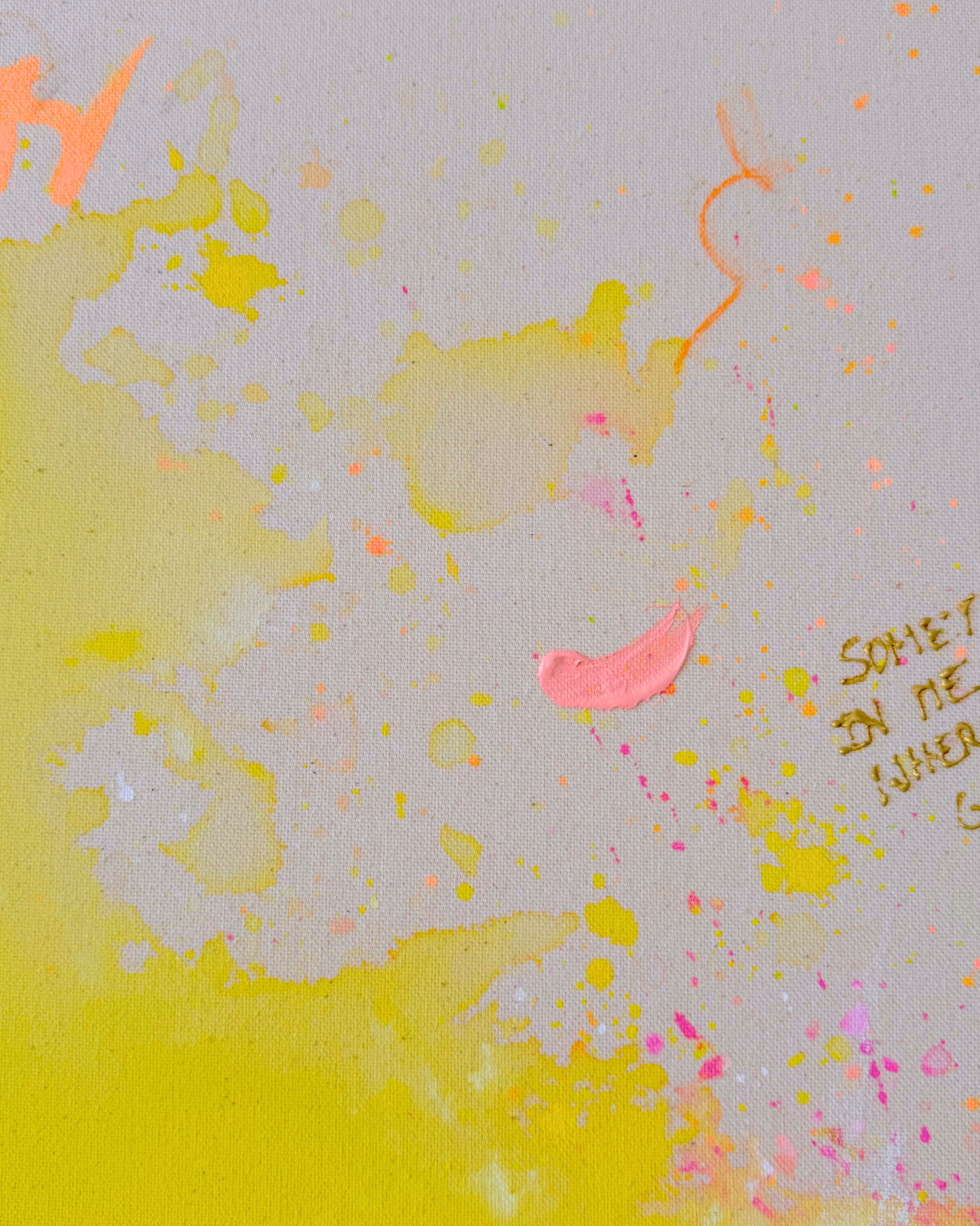 SOMETHING IN ME KNOWS WHERE I AM GOING 100x100cm