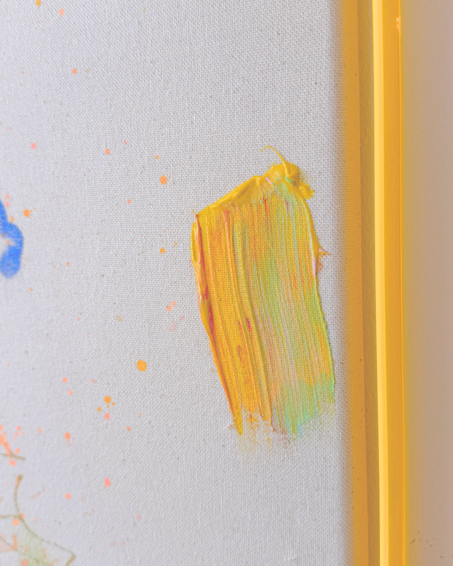 SOMETHING IN ME KNOWS WHERE I AM GOING 100x100cm