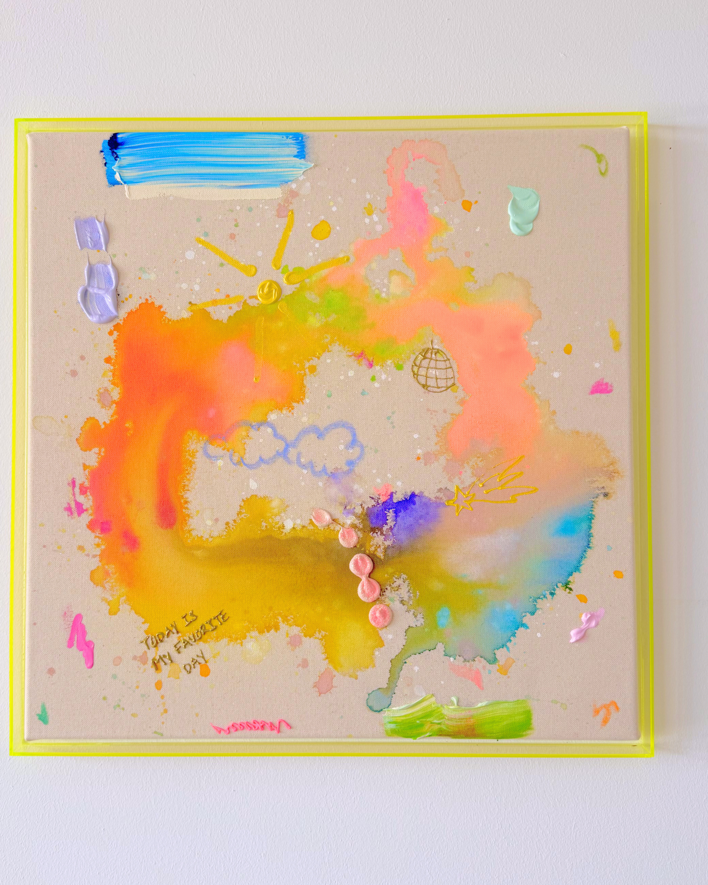 TODAY IS MY FAVORITE DAY 50x50cm