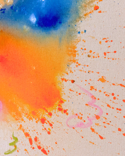 BEING ALIVE IS THE SPECIAL OCCASION 120x120cm