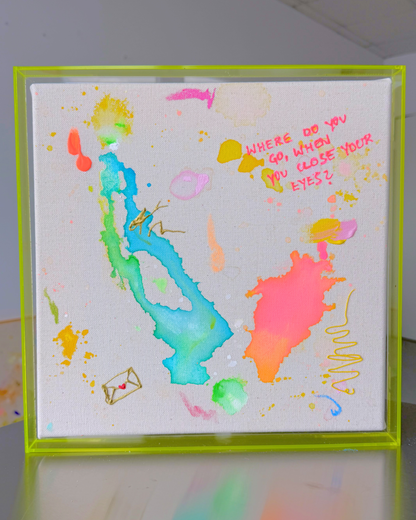 ICH WÜNSCH DIR Liebesbrief 30x30cm