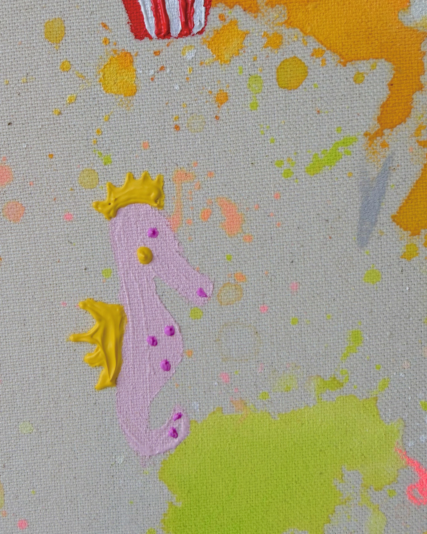 ICH WÜNSCH DIR Popcorn 40x40cm