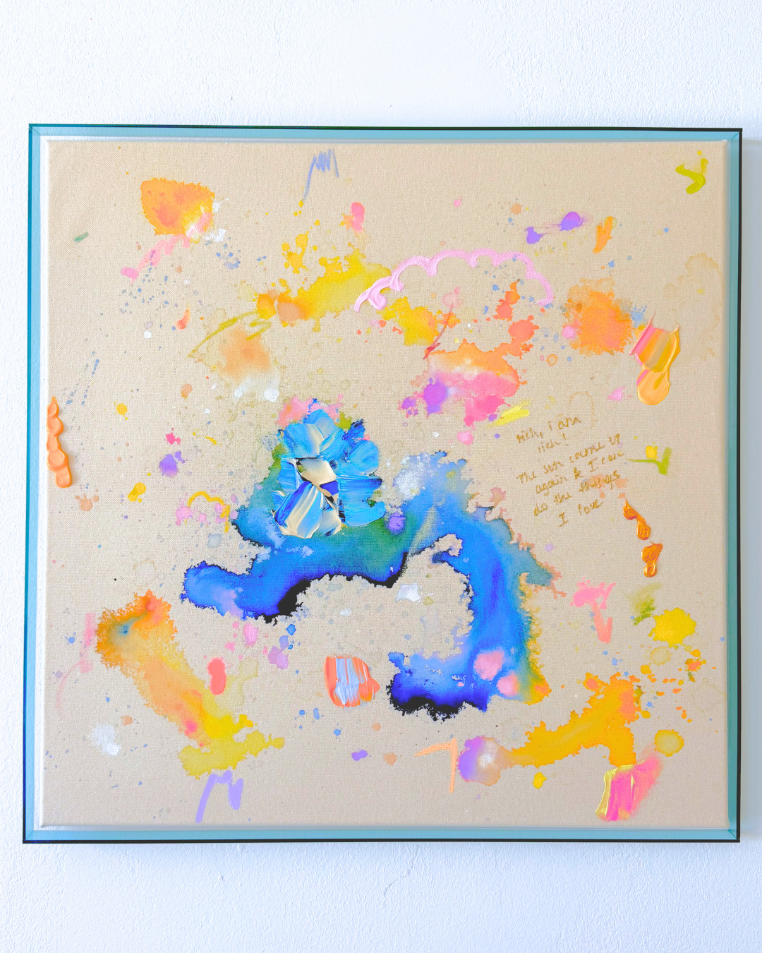 rich! i am rich 60x60cm