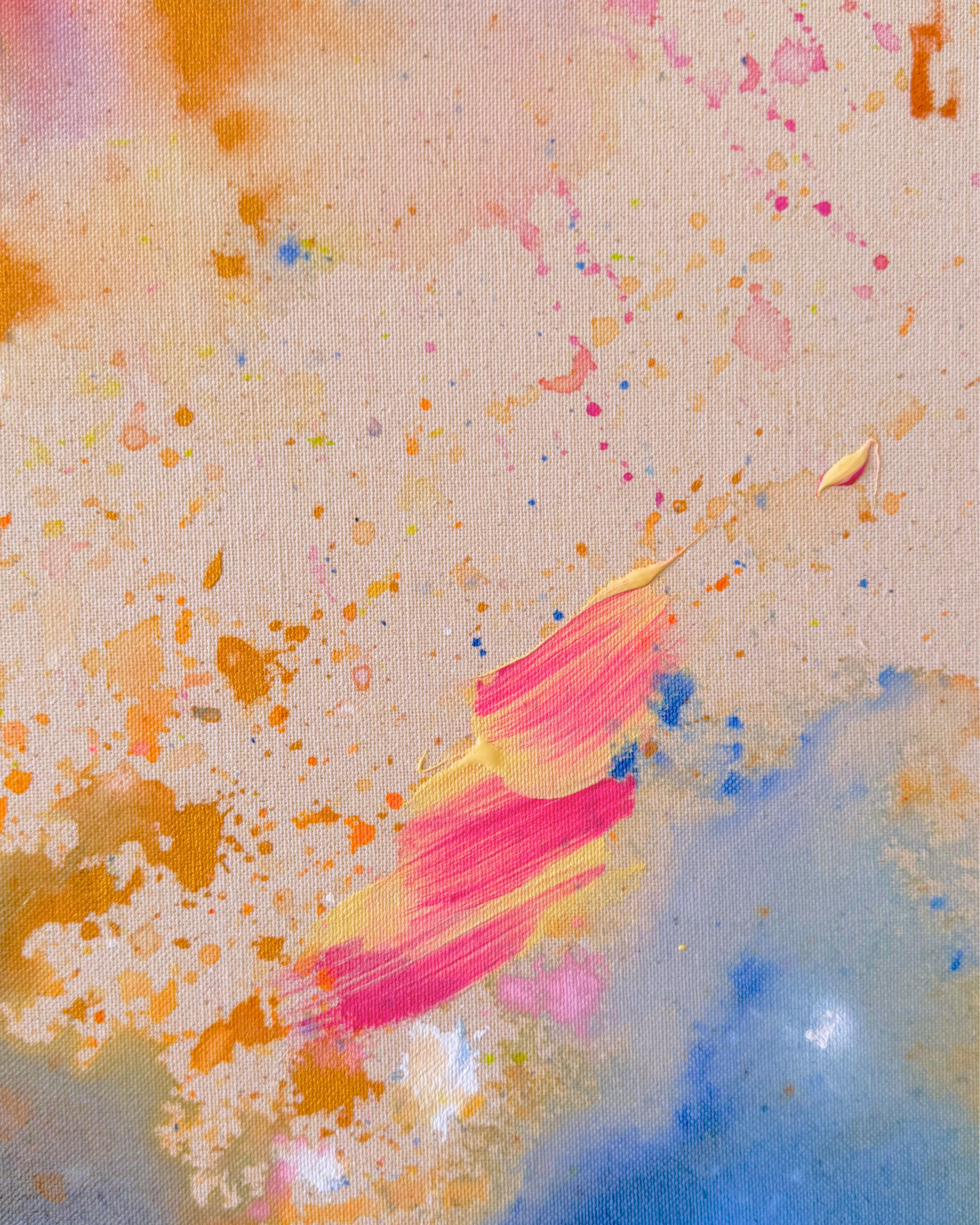 BEING ALIVE IS THE SPECIAL OCCASION 120x120cm