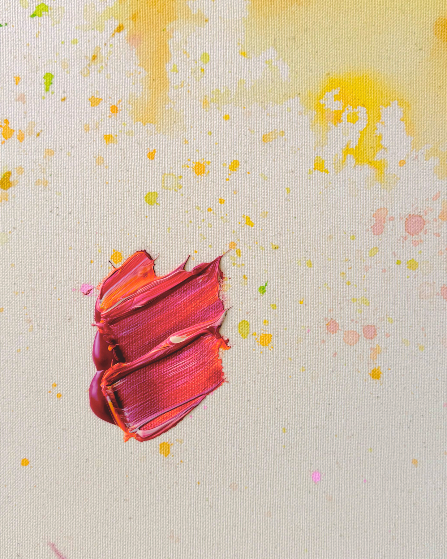 FINDING HAPPINESS IN THE IN BETWEEN 180x140cm EXTRA TIEF