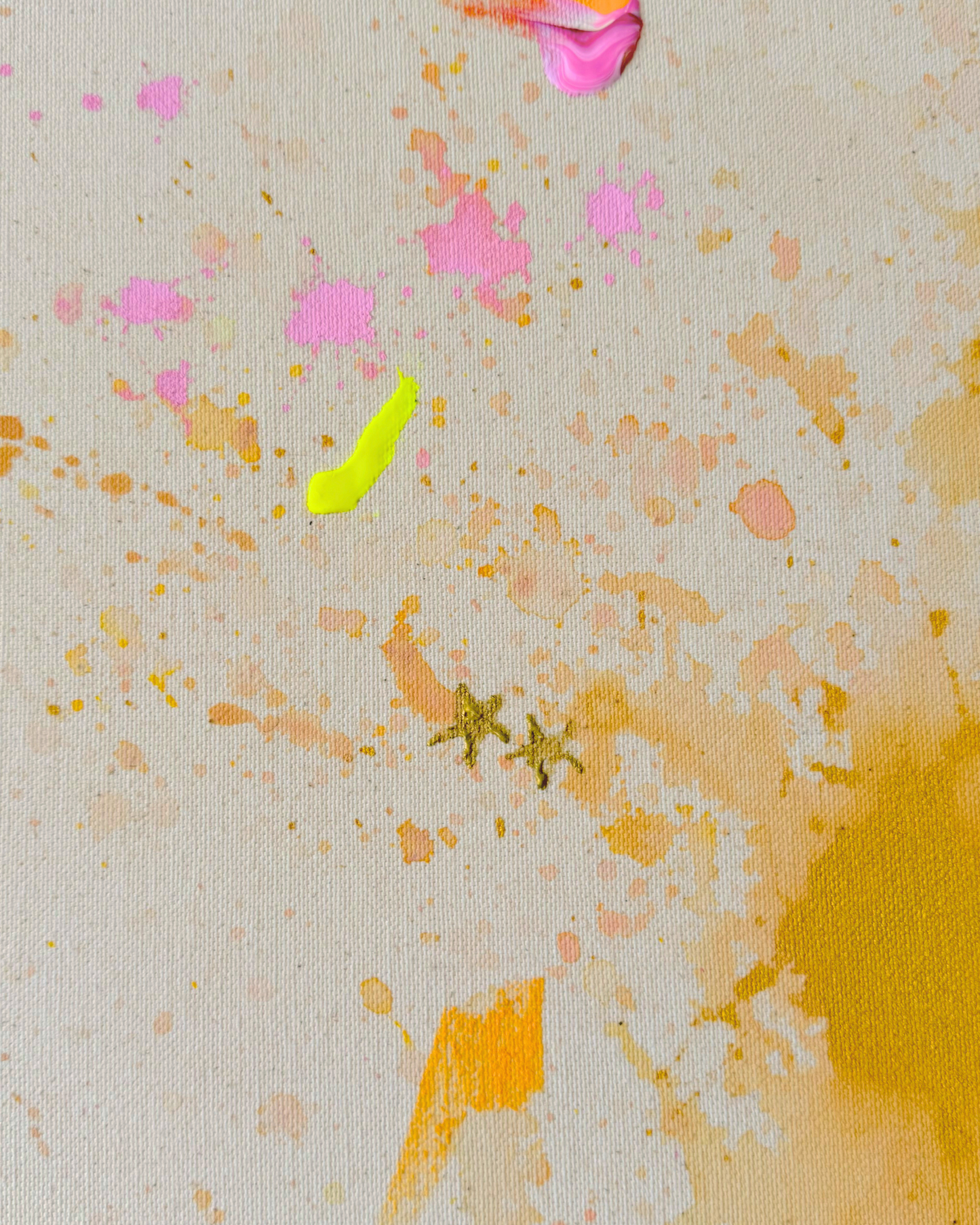 FINDING HAPPINESS IN THE IN BETWEEN 180x140cm EXTRA TIEF