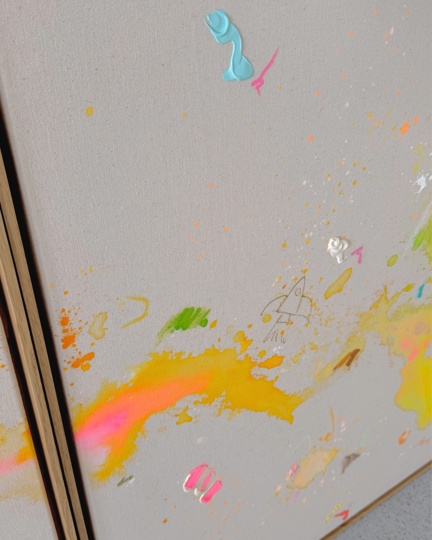 ES DARF LEICHT SEIN Zwillingswerk 2x 80x100cm
