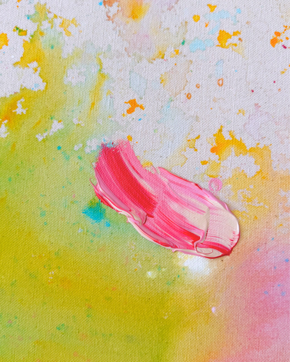 BEING ALIVE IS THE SPECIAL OCCASION 120x120cm