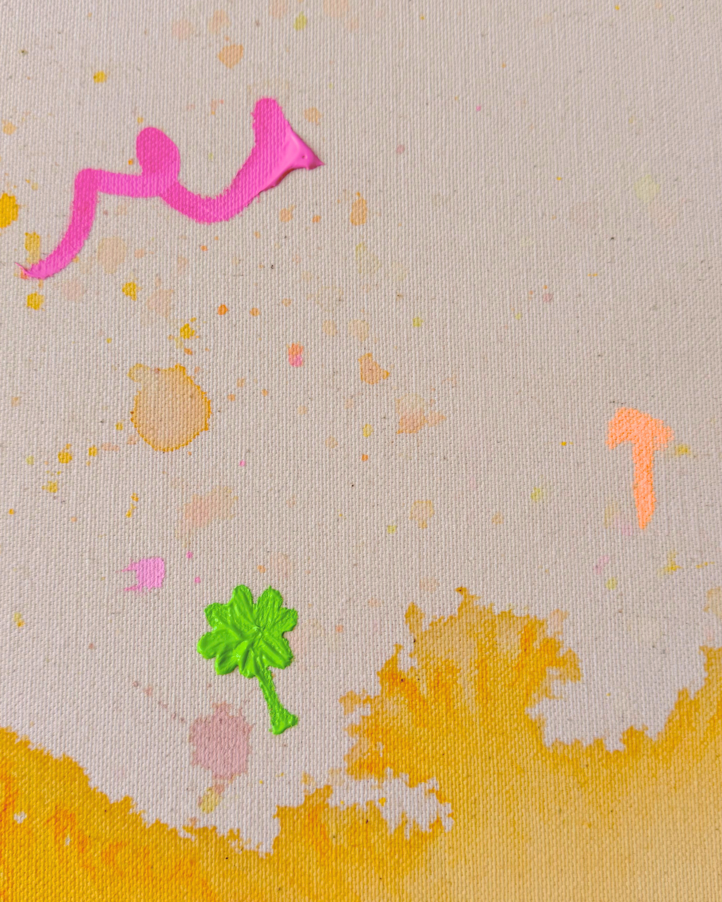 FINDING HAPPINESS IN THE IN BETWEEN 180x140cm EXTRA TIEF