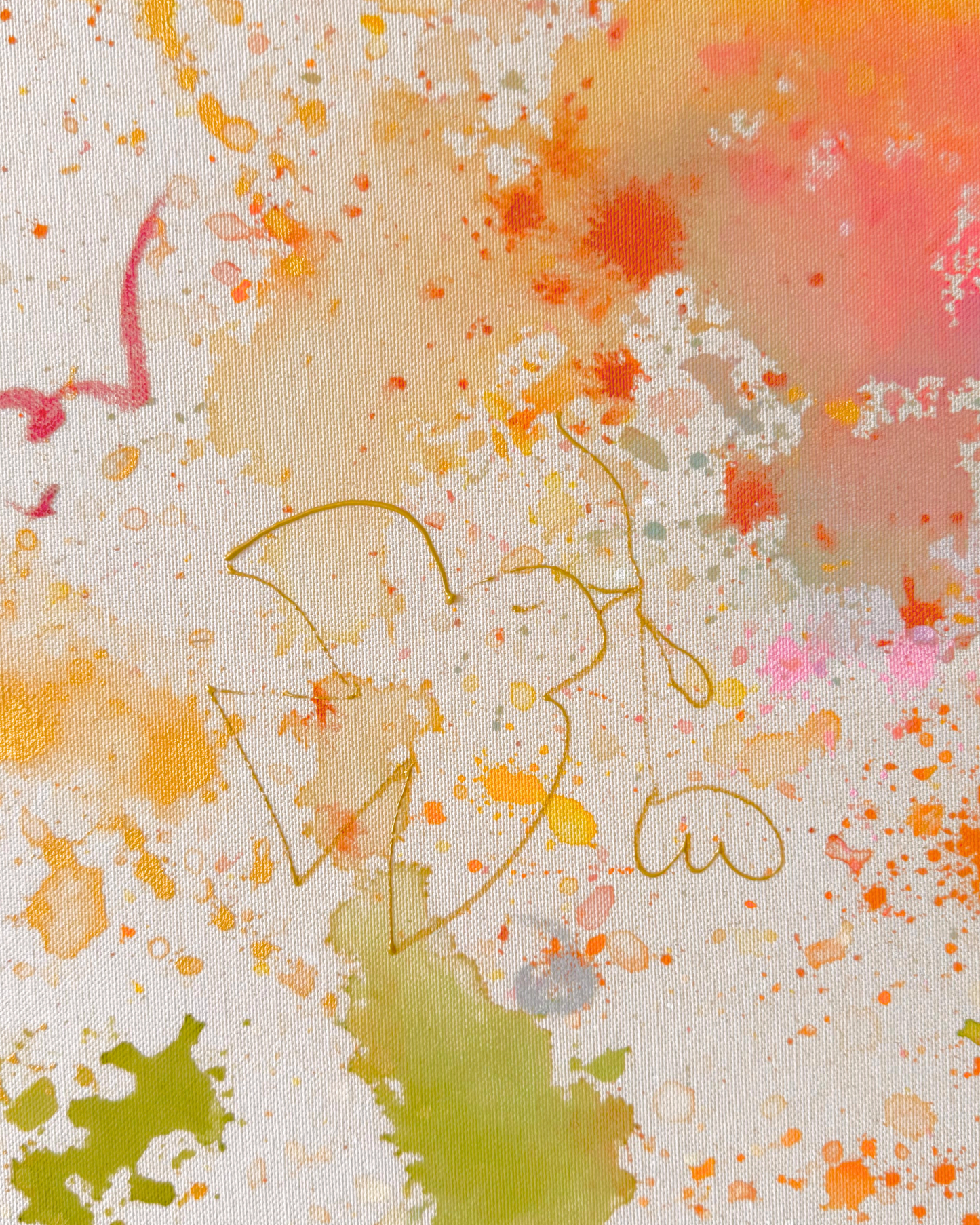 LOOK AT ALL THE MAGIC 160x160cm