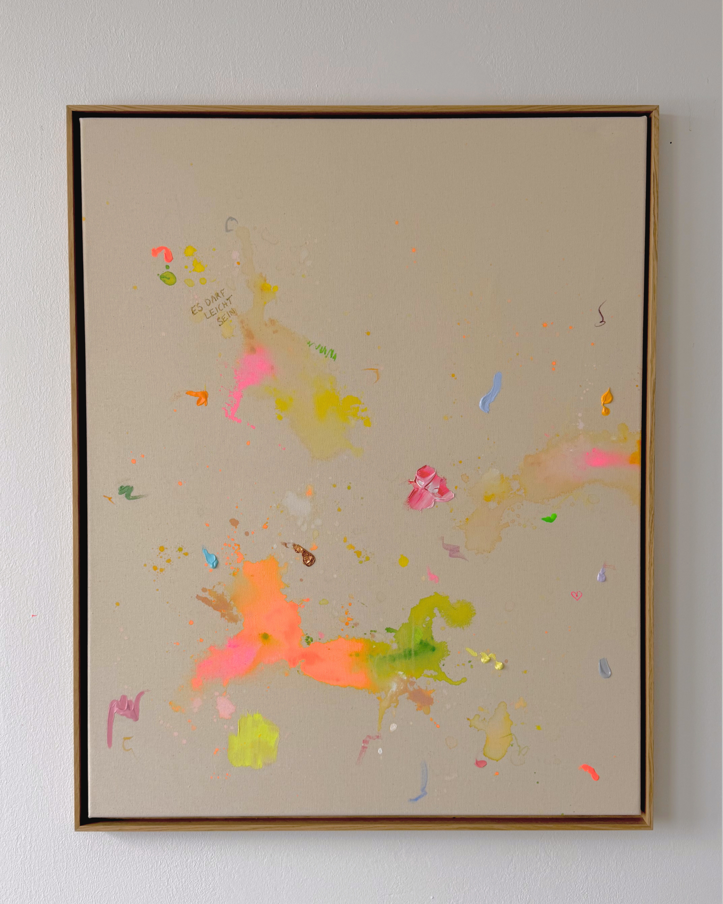 ES DARF LEICHT SEIN Zwillingswerk 2x 80x100cm