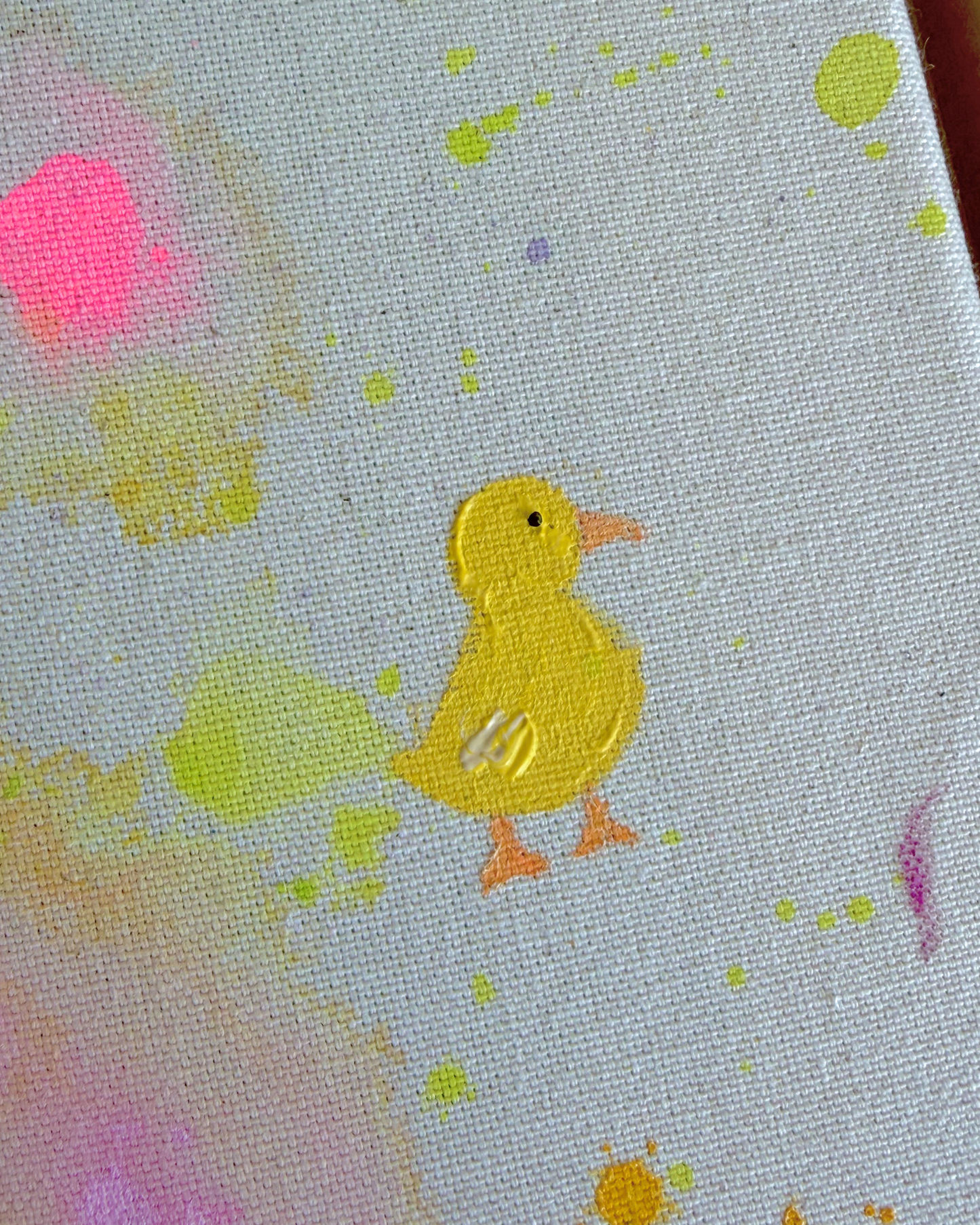 ICH WÜNSCH DIR Entlein 30x30cm